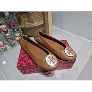 รองเท้า Tory burch minnie travel ballet flats (Royal Tan-Gold)