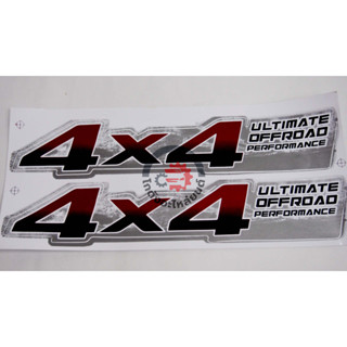 สติ๊กเกอร์ ข้างกระบะ โตโยต้า วีโก้ ปี 2008-2010 "4X4 ULTIMATEOFFROAD" (1คู่) TOYOTA VIGO 2008-2010 โกดังอะไหล่ยนต์ อะไหล