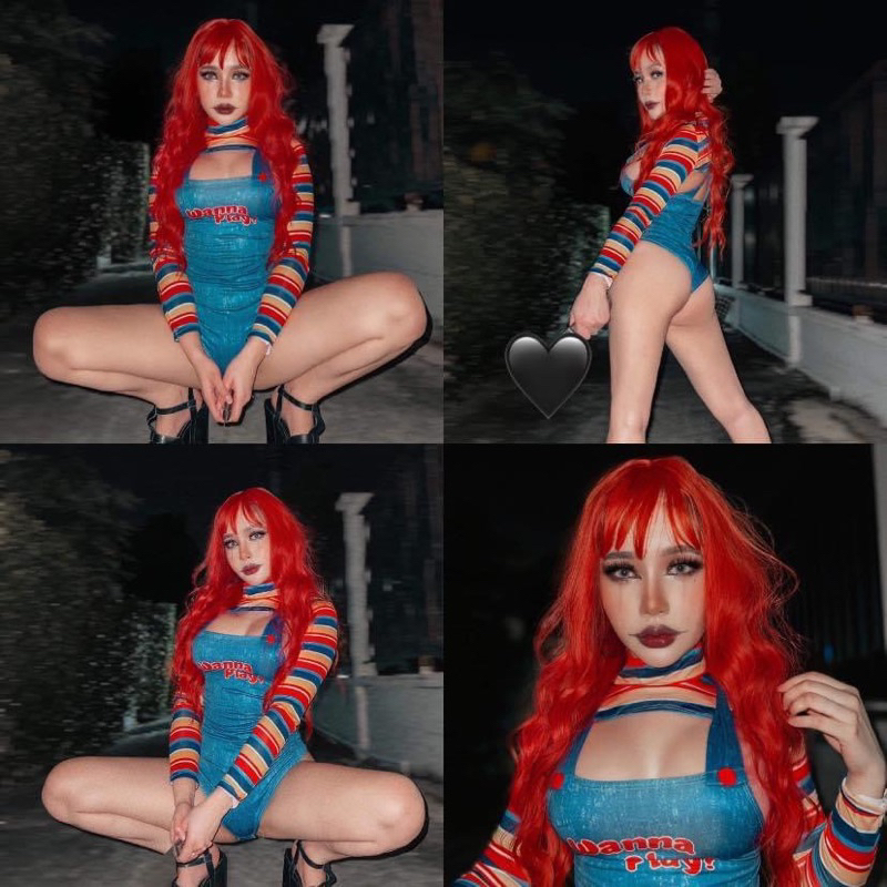 ชุดชัคกี้ Chucky💙🧡💛❤️พร้อมส่งจากไทย🇹🇭