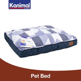 Kanimal Pet Bed ที่นอนสุนัข ที่นอนแมว รุ่น Basic เบาะนอนนุ่มพิเศษ สำหรับสุนัขและแมว Size M ขนาด 62x48x8 ซม.