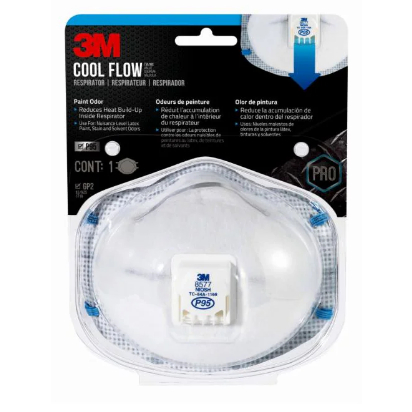 3M Cool Flow Mask P95 หน้ากาก 3M กรองอนุภาค พร้อมวาล์วระบายอากาศ (8577)