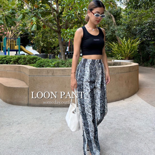 SOMEDAY : LOON PANT | กางเกงขายาว ลายpasley twotone