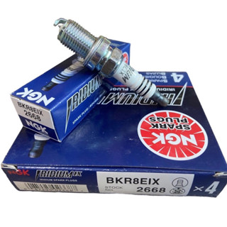 หัวเทียน NGK BKR8EIX 2668 Iridium  Spark Plug(1หัว) Made in Japan