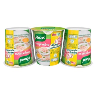 คนอร์ คัพโจ๊ก รสหมูสาหร่าย 32กรัม ×3ถ้วย