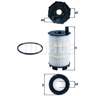 กรองเครื่อง AUDI A4 B7 RS4 A5 RS5 A6 C6 RS6 A8 D3 D4 S8 Q7 R8 4.2 5.2 FSI LAMBORGHINI HURANCAN 5.2 VW TOUAREG 4.2 MAHLE