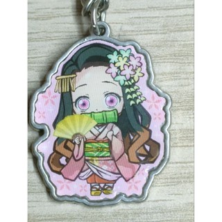 พวงกุญแจ ดายพิฆาตอสูร Plex Metal Keychain Kyoto Limited Nezuko Kamado Maiko