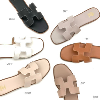 HaloBangkok รองเท้า Sandals หนังไมโครไฟเบอร์ รุ่น B1001