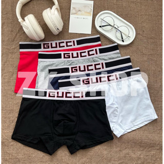 🔥พร้อมส่ง🔥กางเกงในชาย GUCCI ทรง Trunk ขอบสวย  ผ้านิ่ม