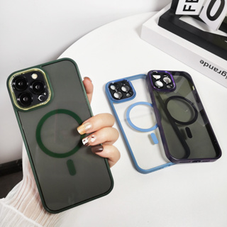 เคสอะคริลิคชาร์จได้ กันกล้อง for iPhone 11 11Promax 12 12Promax เคสไอโฟน 13 13Pro 13Promaxfor iPhone 14 14Pro 14Promax