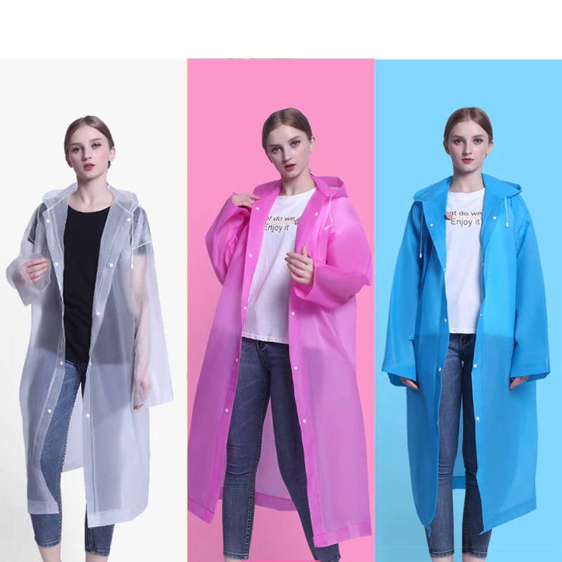 เสื้อกันฝน EVA ผู้ใหญ่ กันน้ำ แขนปล่อย/แขนจั๊ม thumbnail 3