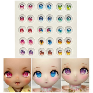 [พร้อมส่ง] ตาสติ๊กเกอร์น้ำ ตา BJD ตาอนิเมะ 22mm ตา DD MDD