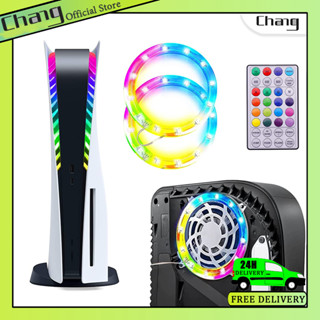 PS5 LED RGB RING LIGHT Strip สำหรับ PlayStation 5 PS5 คอนโซลแฟนเพลงซิงค์ USB