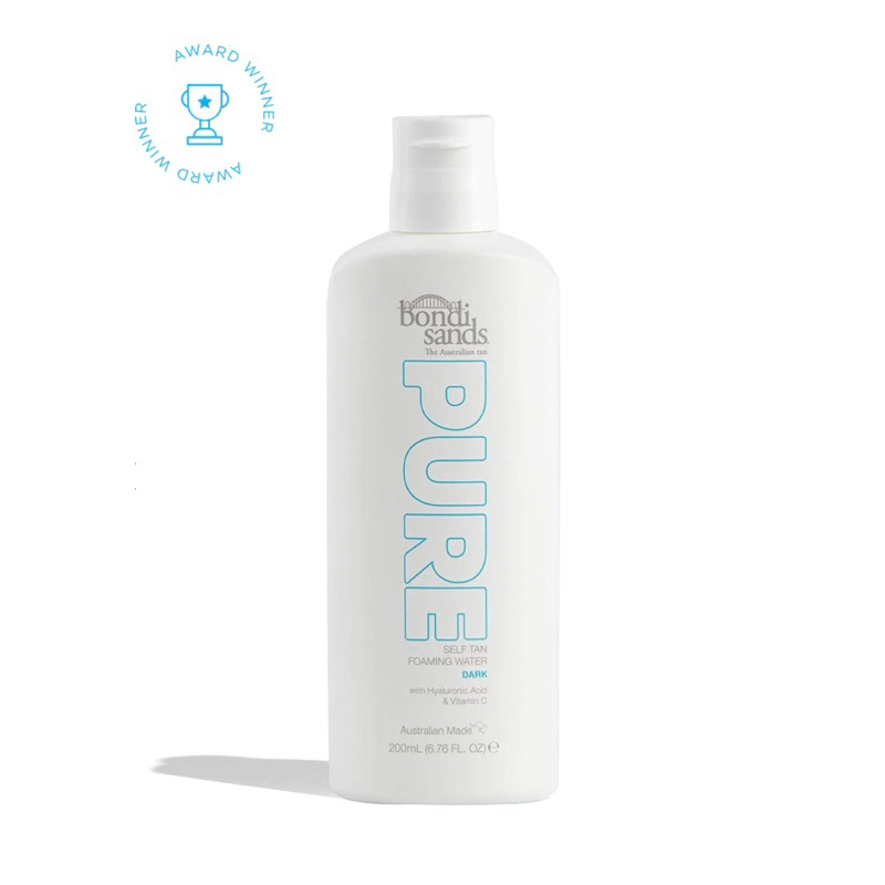 ของแท้100% Bondi sands pure Self Tan Foaming Water Dark 200ml.