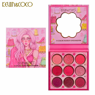 ถูก/แท้/KEVIN&amp;COCO Eyeshadow Palette พาเลท อายแชโดว์ ทาตา แต่งตา ชิมเมอร์ กลิตเตอร์ ตาวิ้ง เกาหลี