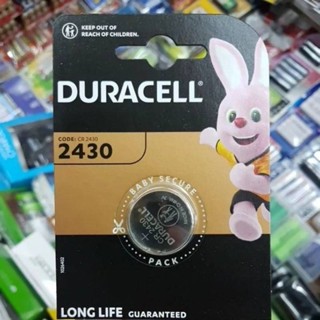 ถ่าน Duracell CR2430 Lithium 3V แพคเดี่ยว จำนวน 1ก้อน ของใหม่ ของแท้