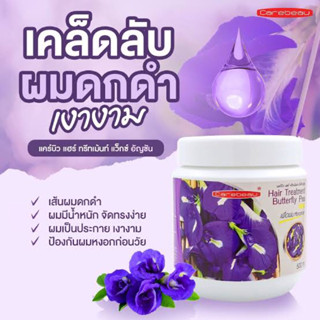 Carebeau แคร์บิว ทรีทเมนท์หมักผม สูตรอัญชัญ ขนาด 500 มล. 1 กระปุก