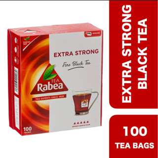 Rabea Tea Black Tea Extra Strong 100 Tea Bags ++ ชาราเบีย ชาดำเอ็กซ์ตร้าสตรอง 100 ถุงชา