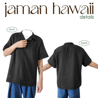JAMANBKK / JAMAN HAWAII / เสื้อฮาวาย ผ้าทอลาย
