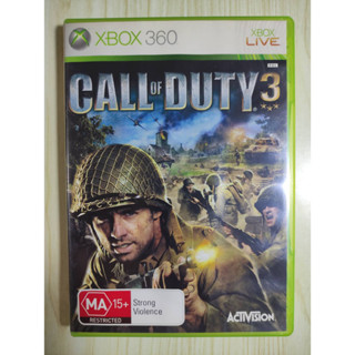 (มือ2) Xbox​ 360​ -​ Call​ of​ duty​​ 3​ (PAL)​*รองรับ X360 ได้ทุกโซน &amp; เครื่อง XB one , XB series X