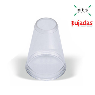 PUJADAS POLYCARBONATE PLAIN TUBE หัวบีบครีมโพลิเอสเตอร์ใส หัวกลม PUJ1-853