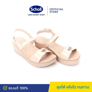 Scholl รองเท้าสกอลล์- GENNA รองเท้ารัดส้น ผู้หญิง รองเท้าสุขภาพ นุ่มสบาย กระจายน้ำหนัก