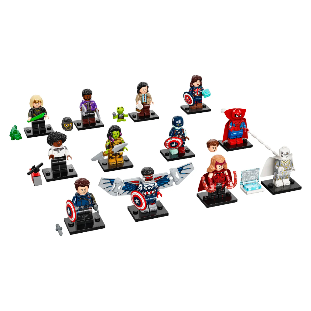 [พร้อมส่ง] LEGO® 71031 Minifigures Marvel Studios Series 1 ครบชุด 12 ซอง ไม่เปิดซอง (NEW Seal Bag)