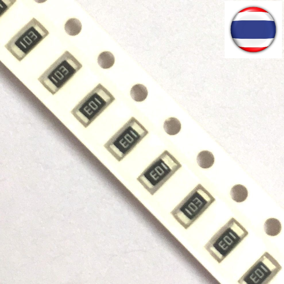 10Pcs 1206 SMD resistor 7.5R ~ 100R ตัวต้านทาน