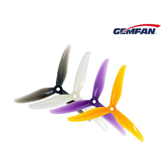 [ใบพัด 5นิ้ว] Gemfan Freestyle5 5226 Durable 3 Blade (5.2x2.6x3) 5Inch Prop 1ชุด 4ใบ สุ่มสี