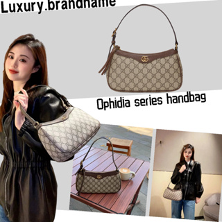 ชุด Gucci/Ophidia พร้อมกระเป๋าถือ/กระเป๋าสุภาพสตรี/กระเป๋าร่อซู้ล/กระเป๋าสะพาย