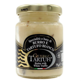 Giuliano White Truffles Sauce 75 GR - จูเลียโนทรัฟเฟิล เนยและเห็ดทรัฟเฟิลขาว 75ก