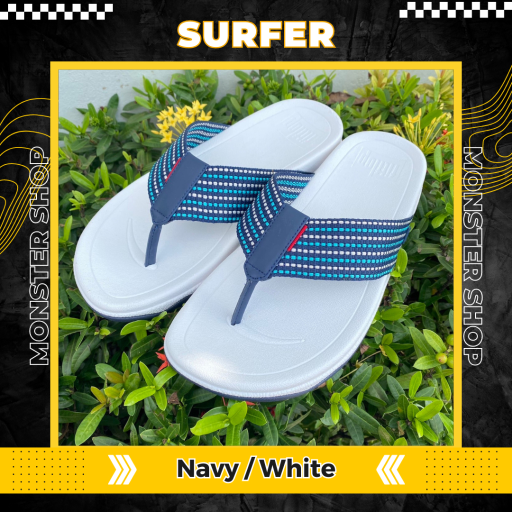 ขายเท!! Fitflop Surfer : หนีบลายฟ้าขาว