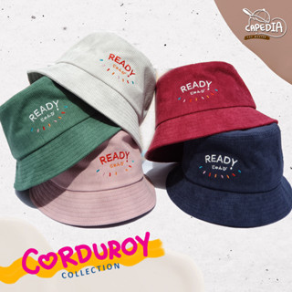 READY BUCKET HAT🔆💛🧡- หมวกบัคเกต น่ารัก ผ้าลูกฟูก 🧢 [มี 5 สี ⚪❤️💚🧢] ทรงปีกหุบๆ น่ารักมากๆ แบบใหม่ล่าสุด - Capedia