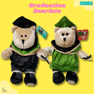 STARBUCKS Graduation Bearista Boy &amp; Girl สตาร์บัคส์ ตุ๊กตาหมี รับปริญญา ของแท้ 100%