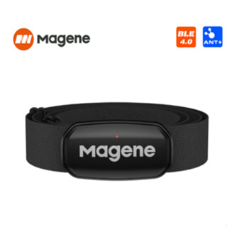 【รับประกันอย่างเป็นทางการ】Magene H303 เซนเซอร์วัดอัตราการเต้นของหัวใจ บลูทูธ ANT H64 HR พร้อมสายรัดหน้าอก โหมดคู่ สําหรั