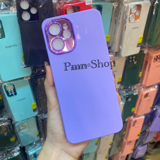 เคสกำมะหยี่สีพื้น ขอบโครเมียม✨สำหรับรุ่น Realme 10T(5G)(รูปถ่ายตรงรุ่น)📮พร้อมส่งในไทย🚚🚛🚲