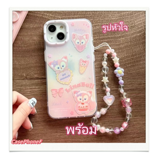 ✨ส่งของขวัญ✨เคส for iPhone 11 14 Pro Max Case for iPhone 12 13 ป้องกันการตก การป้องกัน สาวน่ารักหัวใจ การ์ตูน รูปหัวใจ