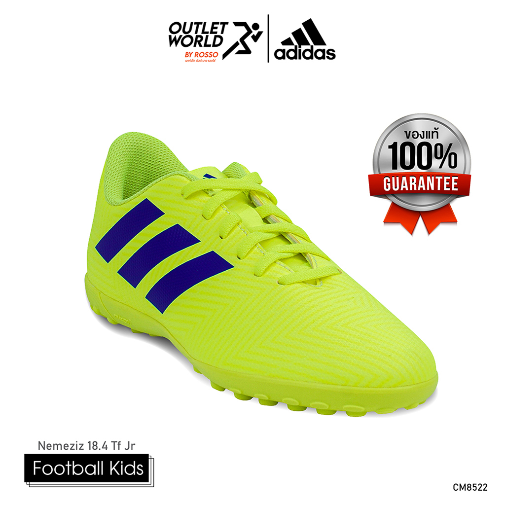 Adidas รองเท้าฟุตบอลร้อยปุ่ม สำหรับเด็ก รุ่น Nemeziz 18.4 Tf Jrลิขสิทธิ์แท้ นำเข้าจากญี่ปุ่น]รหัส: CM8522 ]