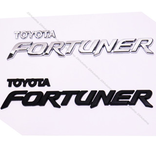 โลโก้ TOYOTA FORTUNER ติดฝากระโปรงท้าย สำหรับ Toyota Fortuner 2005 ขึ้นไป