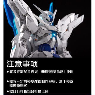 พรีออเดอร์ - ชุดพาร์ทเรซิ่น HGBF Transient Gundam GK ค่าย Phoenix