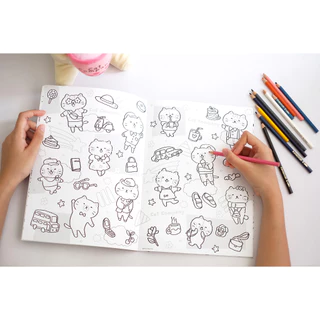 สวีทซัมเมอร์ : สมุดภาพระบายสี ลาย แคท คอมปะนี ฟัน พาร์ค ขนาด A4