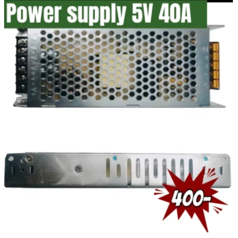 Power supply 5v 40A แหล่งจ่ายไฟled