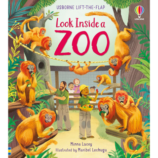 DKTODAY หนังสือ USBORNE LOOK INSIDE ZOO (AGE 5+)