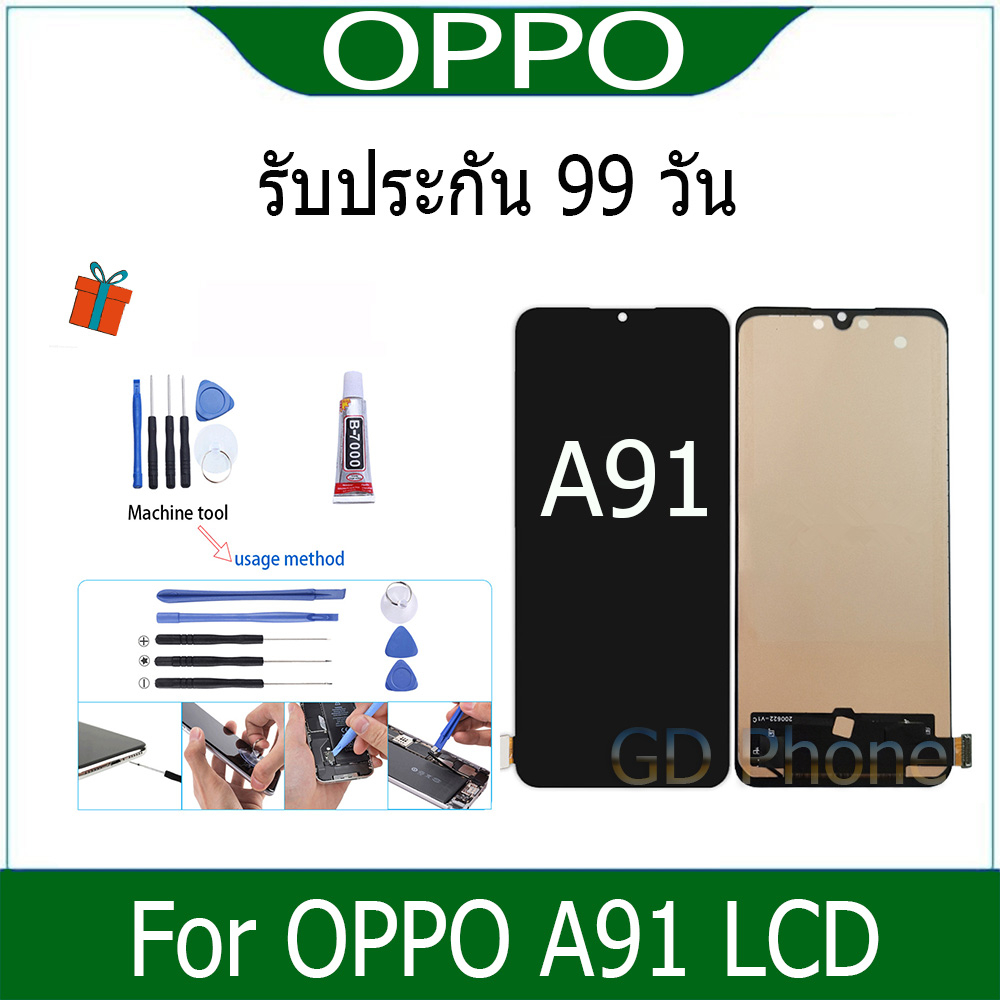 หน้าจอ oppo A91/Reno 3 LCD Display จอ + ทัช งานแท้ อะไหล่มือถือ  จอพร้อมทัชสกรีน หน้าจอ oppo A91/Ren