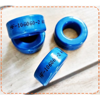 แกนเฟอร์ไรต์ แกนเทอร์รอยFerriteRingToroid_Hf106060 27x11x14mm สีฟ้า จำนวน1ชิ้น