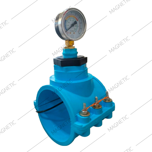 เซ็ตรัดแยก PVC พร้อมเกจวัดแรงดัน ขนาด 4