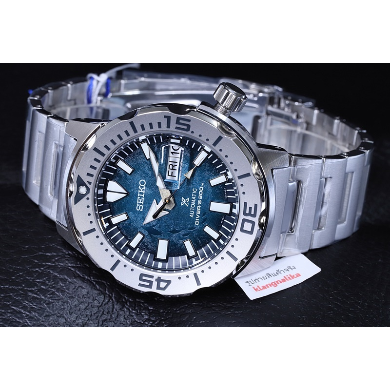 (แถมกล่องแบบพกพา) นาฬิกา SEIKO Prospex Antarctica Monster 'Save the Ocean' Special Edition SRPH75K / SRPH75K1