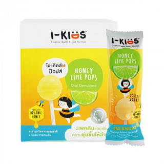 [&gt;ยกกล่อง 10ซอง Honey Lime&lt;] I-KIDS Pops Honey Lime ฮันนี่ ไลม์ ไอคิดส์ ฮันนี่ ไลม์ น้ำผึ้ง (หมดอายุ22/7/24)