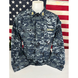 เสื้อทหารอเมริกามือ2:USN: ลายพรางดิจิตอล: ทหารเรือ เนวี่ :เลือกไซซ์ ได้ค่า