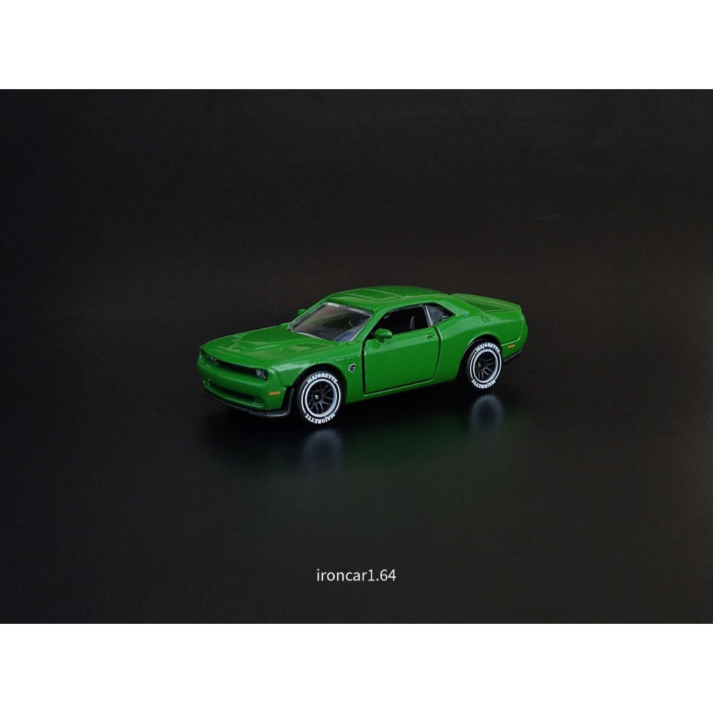 majorette dodge challenger srt hellcat สีเขียว