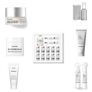 ✨พร้อมส่ง✨| BRAVITY DERMA STEM CELL 35 PROGRAM/ Clinic pad /  Lotion set / essence / glow pack / foam